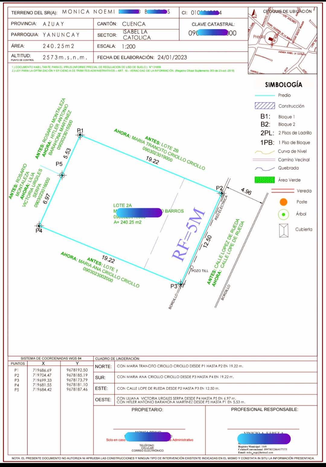 Levantamiento planimetrico ejemplo real