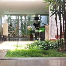 Construcción Casas Cuenca 2 Jardin-interno-diseñado-por-arquitectos-en-Cuenca-en-el-Condominio-Junglares