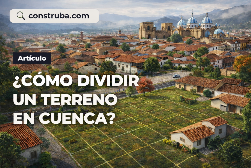 Cómo dividir un terreno en Cuenca: lotizaciones, fraccionamientos y divisiones legales 2 cuenca lotizaciones